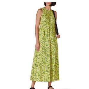 Banjanan yellow floral maxi dress multiple sizes